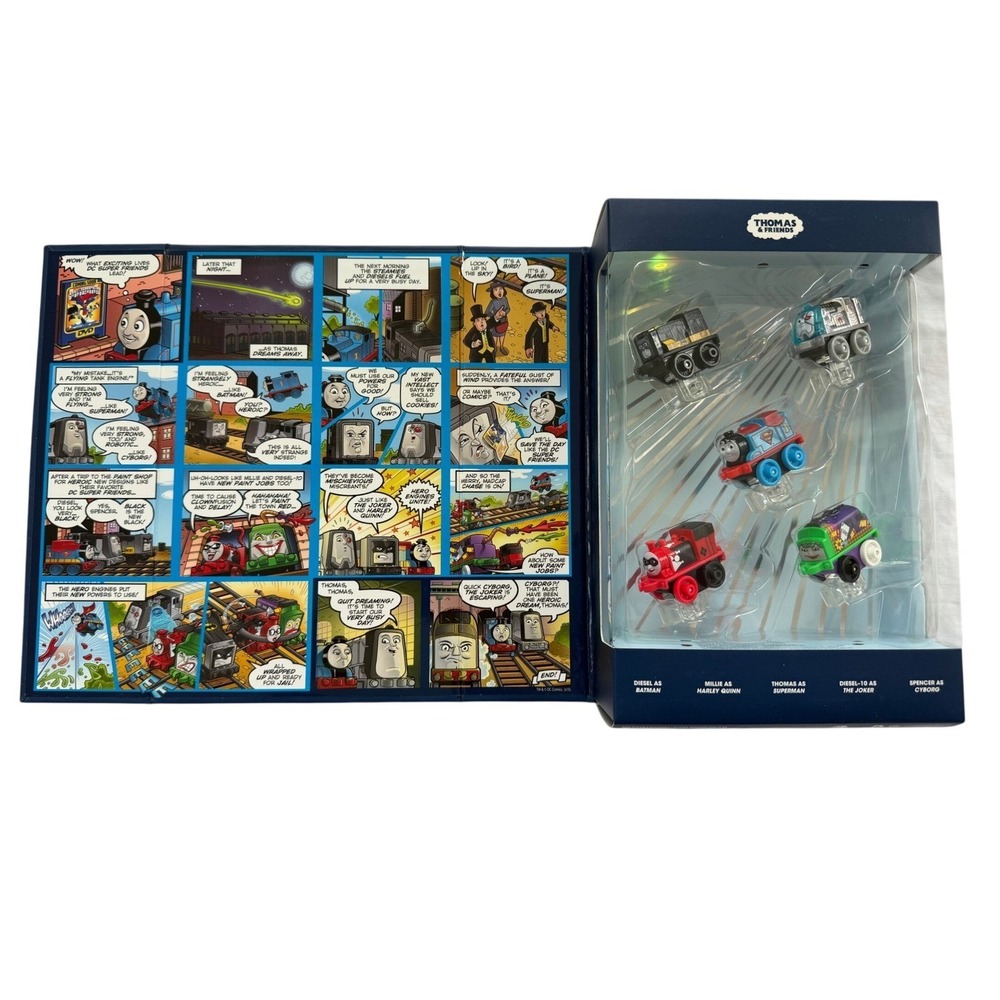 Thomas & Friends Super Friends Minis SDCC 2015 Exclusive DC 5-Pack Light Up Box